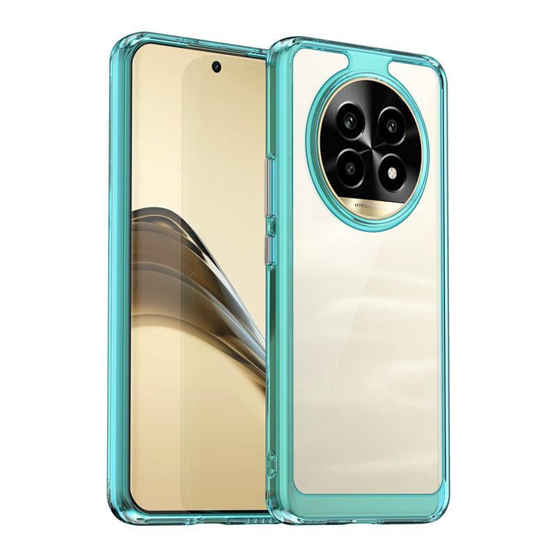 Pentru husă Realme 13 Pro Pentru husă Realme 13 Pro Plus 6.7 inch Colorat Margine moale Silicon Bumper transparent Pentru Realme 13 Pro
