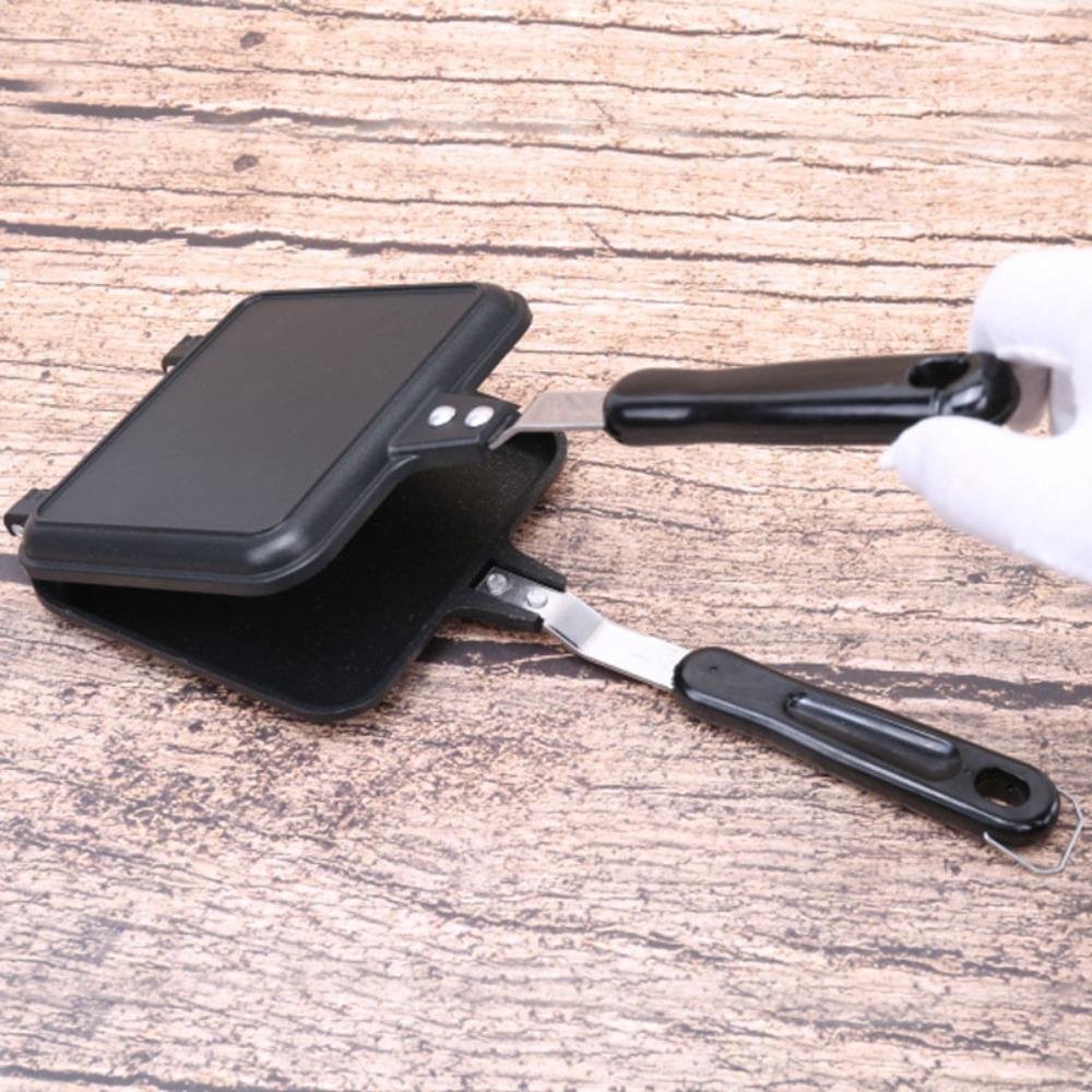 Non-Stick Sandwich Maker Aluminum Zinc Zinc Alloy Omelette Pan Durable Toast Frying Pan  Barbecue