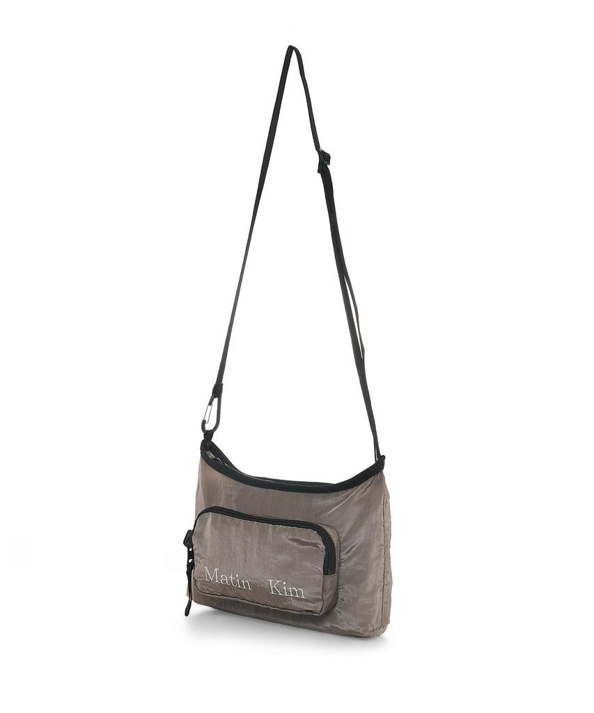 Matin Kim Packable Cross Pocket Bag In Gray
