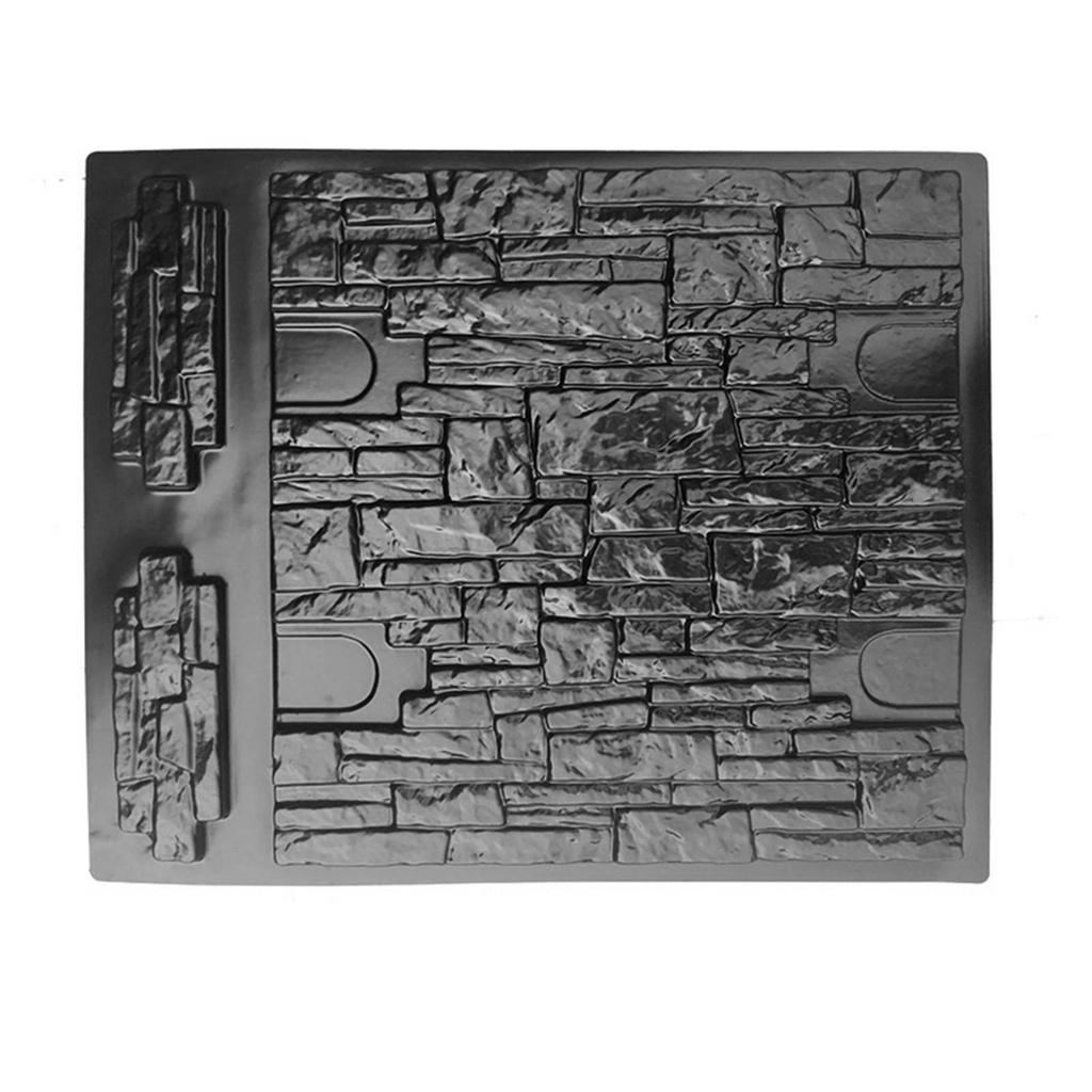 3D Muur Betonnen Vormen Steen Vorm Vorm DIY ABS Plastic Cement Gips Tegels