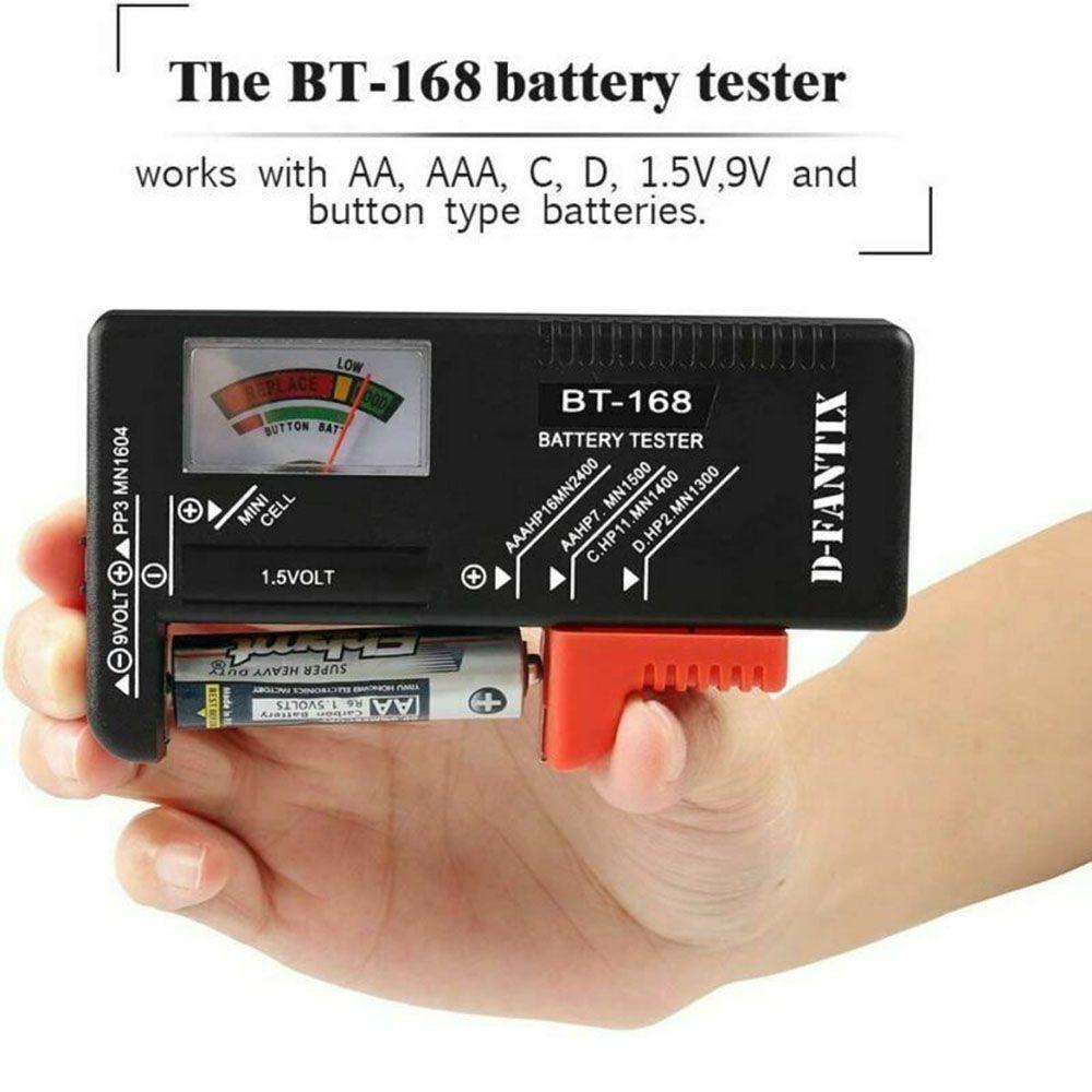 Electricity Measuring Instrument Voltage Checker Battery Capacity Indicator Battery Volt Tester