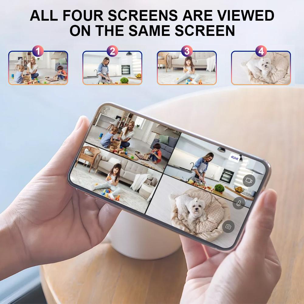 WiFi Wireless IP Camera Mobile Monitor HD Night Vision Baby Remote Monitor Camera Security Infrared Bicycle Recorder