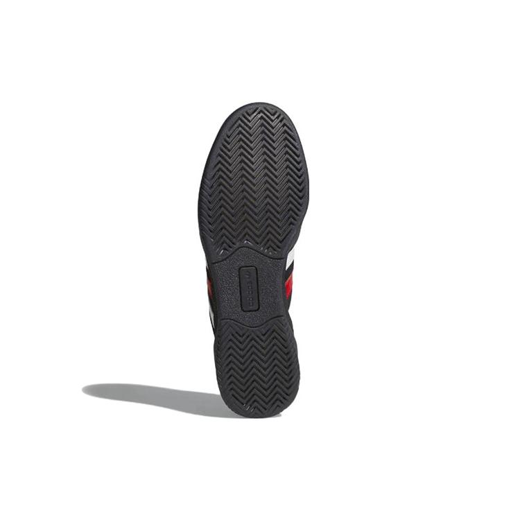 adidas Originals City Cup Suede Comfortable Slip Resistant Abrasion Resistant Low Top Skateboard Shoes Men's Black DB1086