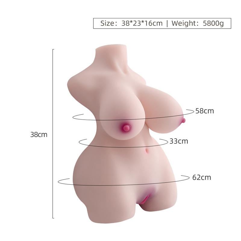 Solide TPE poupée de sexe seins réalistes vagin Anus Simulation poupée avion tasse mâle masturbateur produits