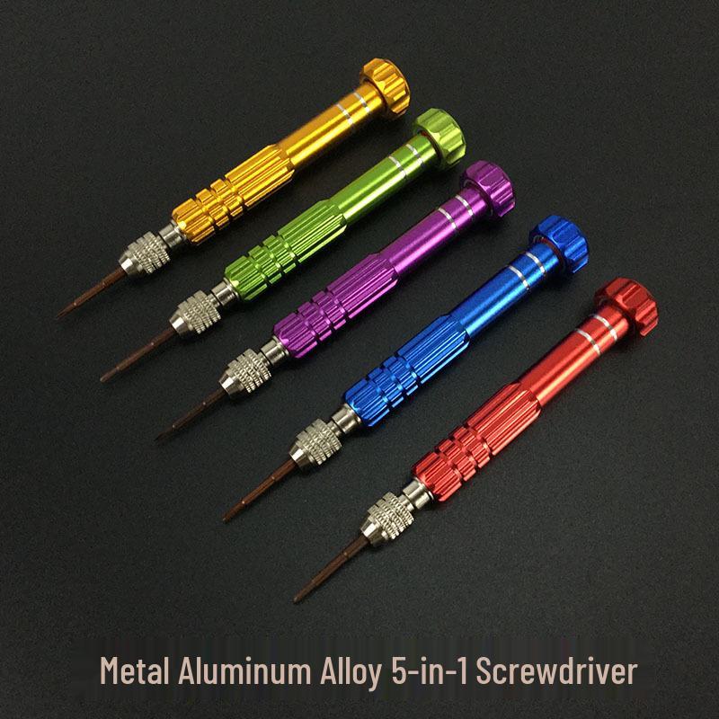 Premium 5-in-1 Aluminum Alloy Phillips Screwdriver for Gundam Model Assembly
