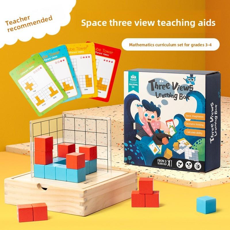 

View Three Grid Observer Teaching Tool Math And Logic Practice Toy Educational