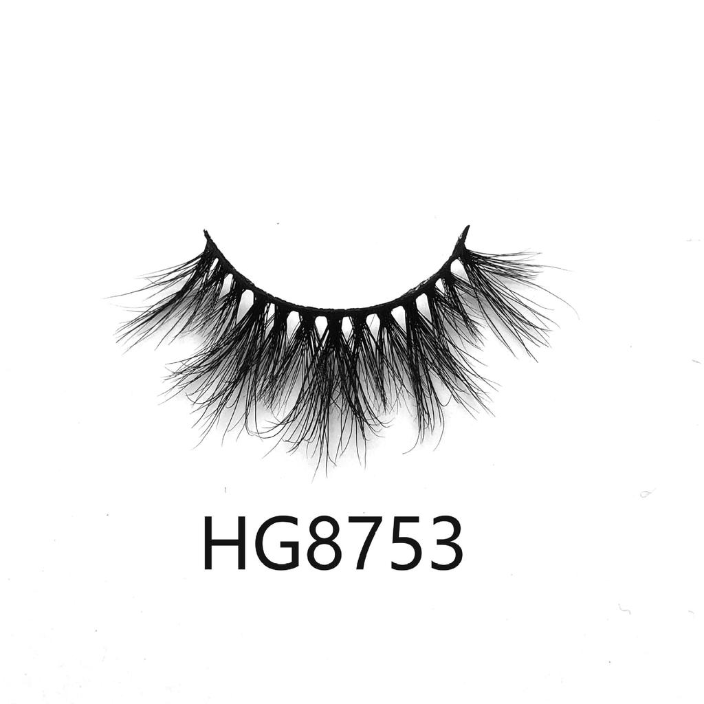 20mm Mink Hair False Eyelashes European And American Multi -Layer Thick Cross Curly Messy False Eyelashes