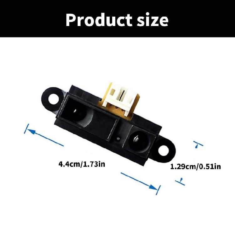 GP2Y0A21YK0FPrecise Distance Sensoring 10-80CM Ranging for DIY Electronics and Robotics