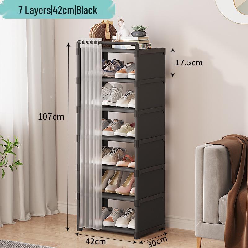 Economical Multi-Layer Shoe Rack: Dustproof, Space-Saving, Stylish Storage for Home or Dorm