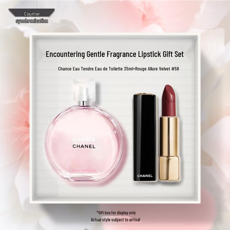 Chanel Подарочный набор Chance Fragrance  & Lip