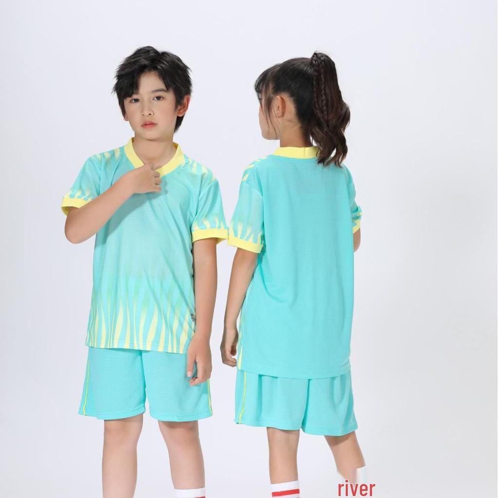 Kids' Quick-Dry Sportswear Set for Primary Students - Boys & Girls Badminton, Table Tennis, Volleyball, Team Uniform