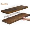 Wall Mounted Floating Shelf 22lbs Load-capacity Smooth Edge Burr Free Easy Installation Bathroom Storage Holder Floating Shelf