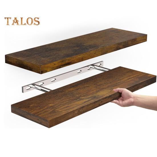 Wall Mounted Floating Shelf 22lbs Load-capacity Smooth Edge Burr Free Easy Installation Bathroom Storage Holder Floating Shelf