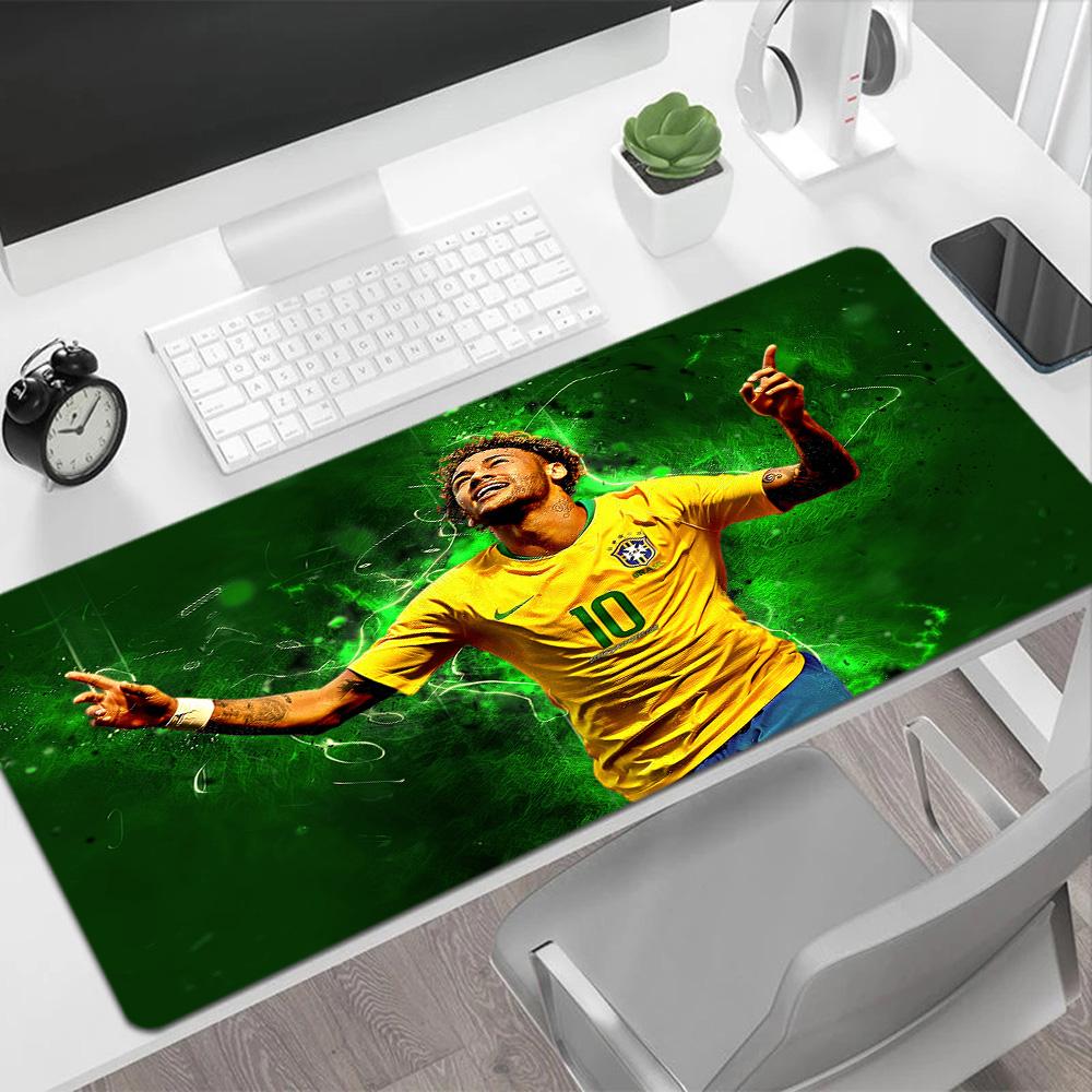 Golden Soccer Moment Large Mouse Pad Gamer Mousepad Computer Desk Keyboard Mat Non-Slip Rubber Bottom Gaming Accessories Ideal Gift for Gamers