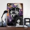 Juice Wrld Portrait Tinplate Poster Customized Wall Art Vintage Retro Metal Signs for Apartment Decoration Room Coffee Bar Decor