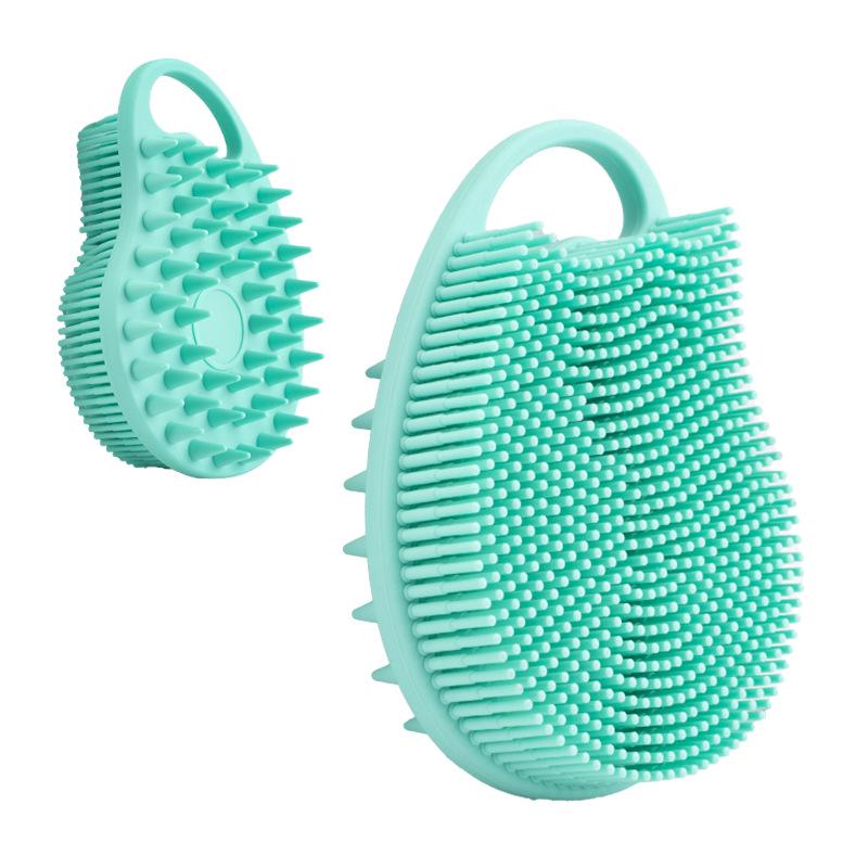 Double-Sided Silicone Bath & Massage Brush for Babies