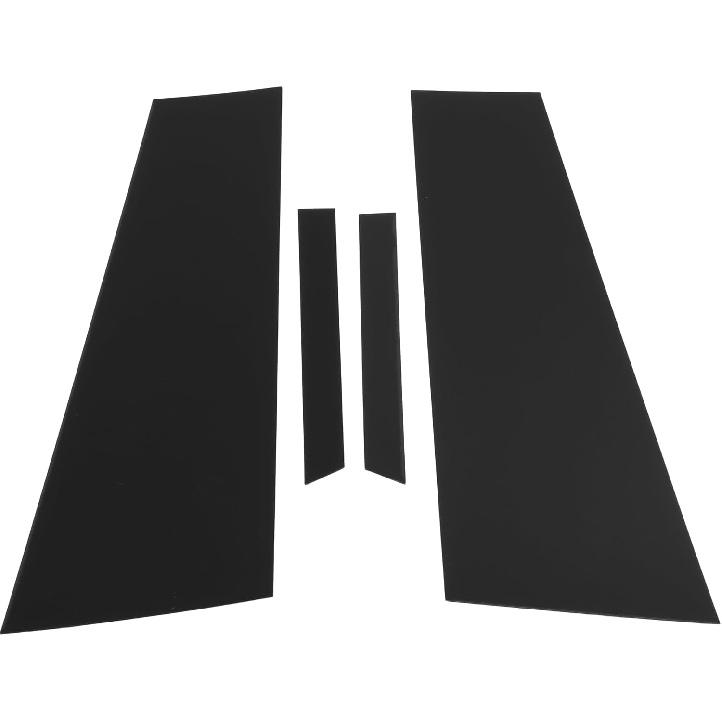 Motoforti Door Pillar Window Trim Anti Scratch Sticker Pillar Posts Door Outer Exterior Cover for Mercedes CLS 2012-2014 Black чёрный