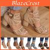Elegantes Sandalias de Verano para Mujer con Tacón de Bloque, Plantilla Cómoda y Diseño Transpirable