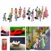 1:25/1:30/1:50/1:75 Scale Passengers DIY People Figures Plastic People Character Model Scale Model
