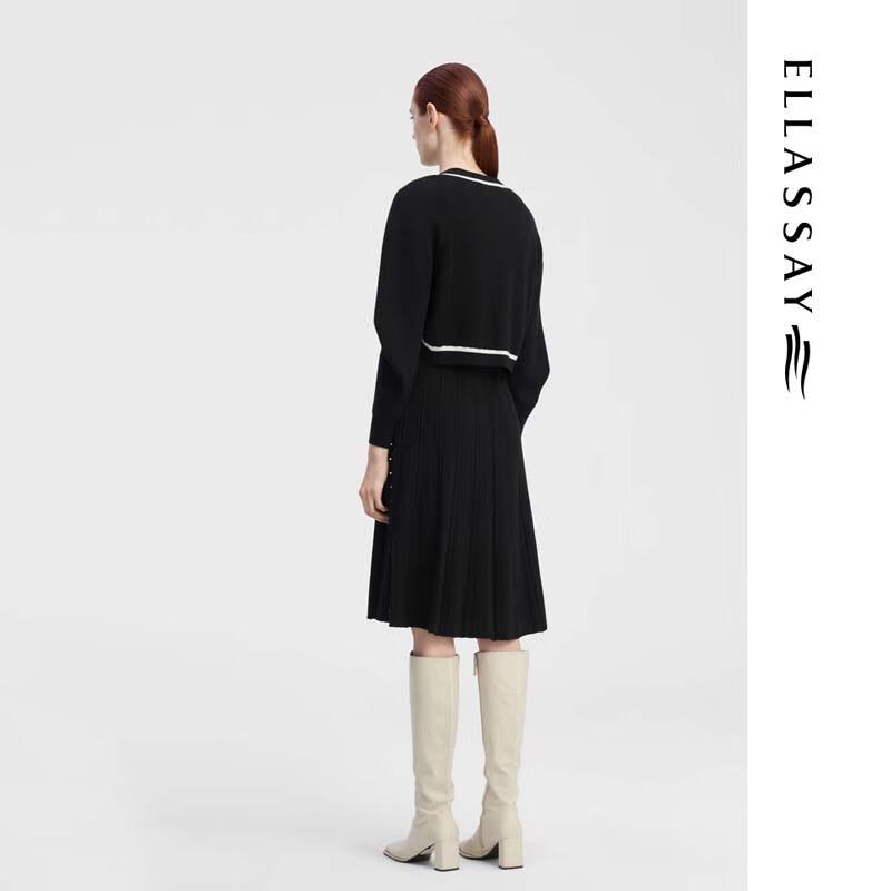 ELLASSAY Two-Piece Knit Midi Dress EWF344M01400