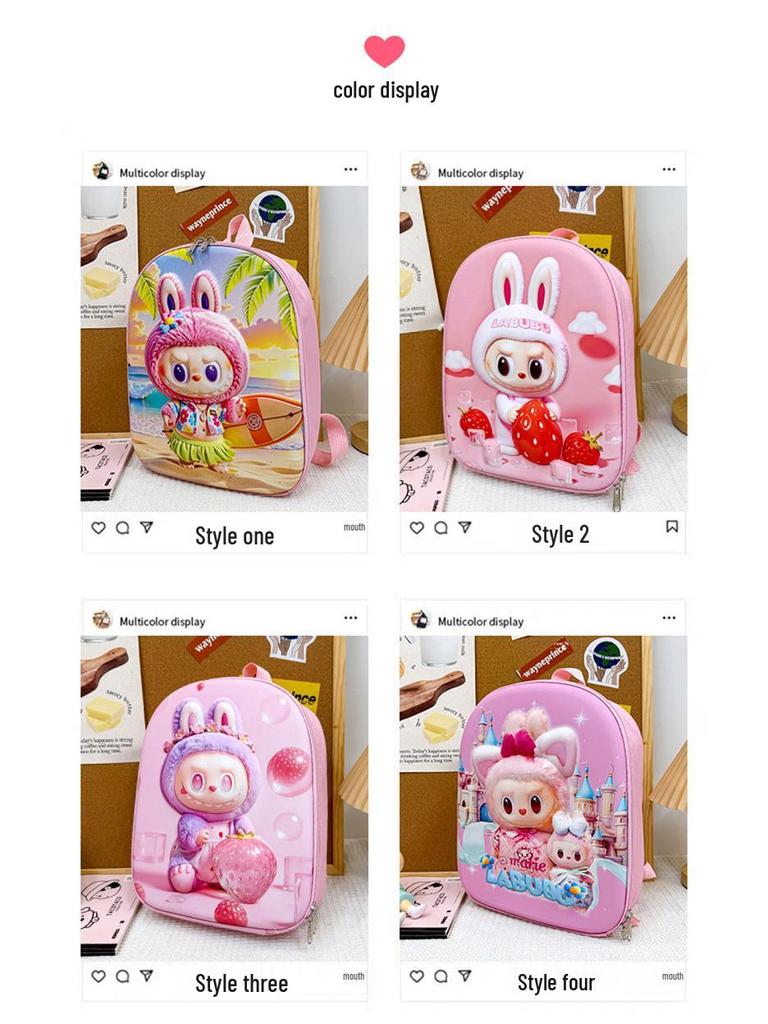 12-inch Cross-border Cartoon Rag Doll Backpack for Kids