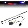 Yolu RGB LED Knight Rider Scanner Light Strip 22'' 48-SMD Multicolored LED Flash Strobe Grille Light Car Truck Interior Exterior Lighting