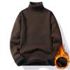 Autumn Winter Men's Turtleneck Sweater Men's Knitting Pullovers Rollneck Knitted Sweater Warm Men Jumper Slim Fit Casual Sweater
