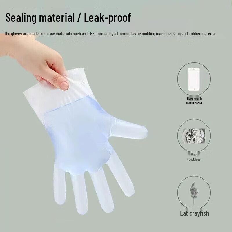 Lingnuo Disposable T-PE Food Grade Gloves