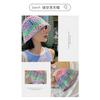Japanese-style knitted hollow floral bucket hat for women, sweet and versatile for spring and summer, handmade large head circumference fisherman hat
