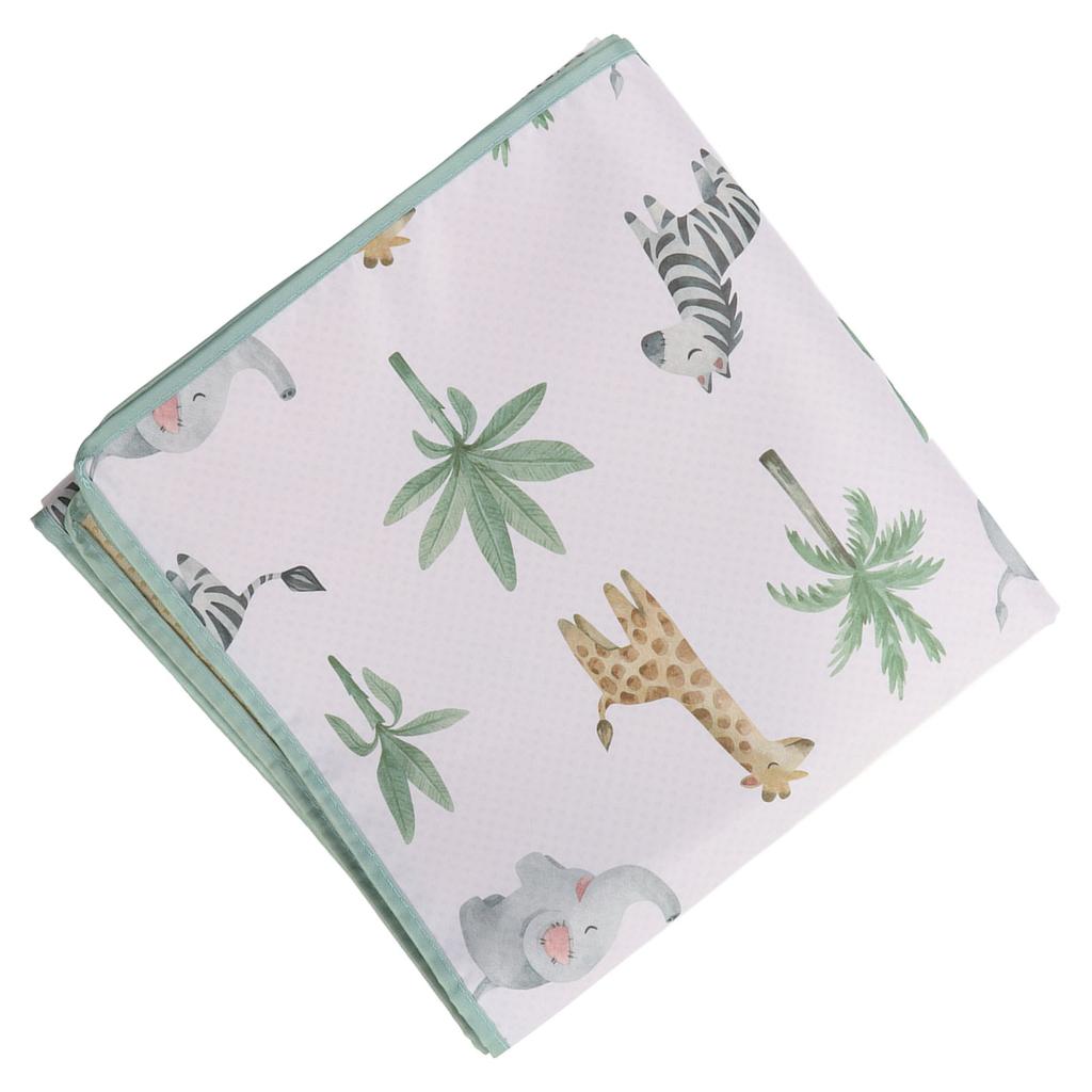 Baby Play Crawling Mat Prevent Slipping Waterproof Cute Patterns High Chair Floor Mat