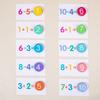 Kids Montessori Math Toys Arithmetic Card Matching Games Addition Subtraction Parish Early Educational Counting Toys for Kid