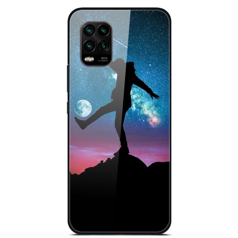 For Xiaomi Mi 10 Lite 5G Case Tempered Glass Hard Back Cover For Xiaomi Mi 10 10T Lite Pro Case Fundas For Xiaomi Mi10 Lite Capa