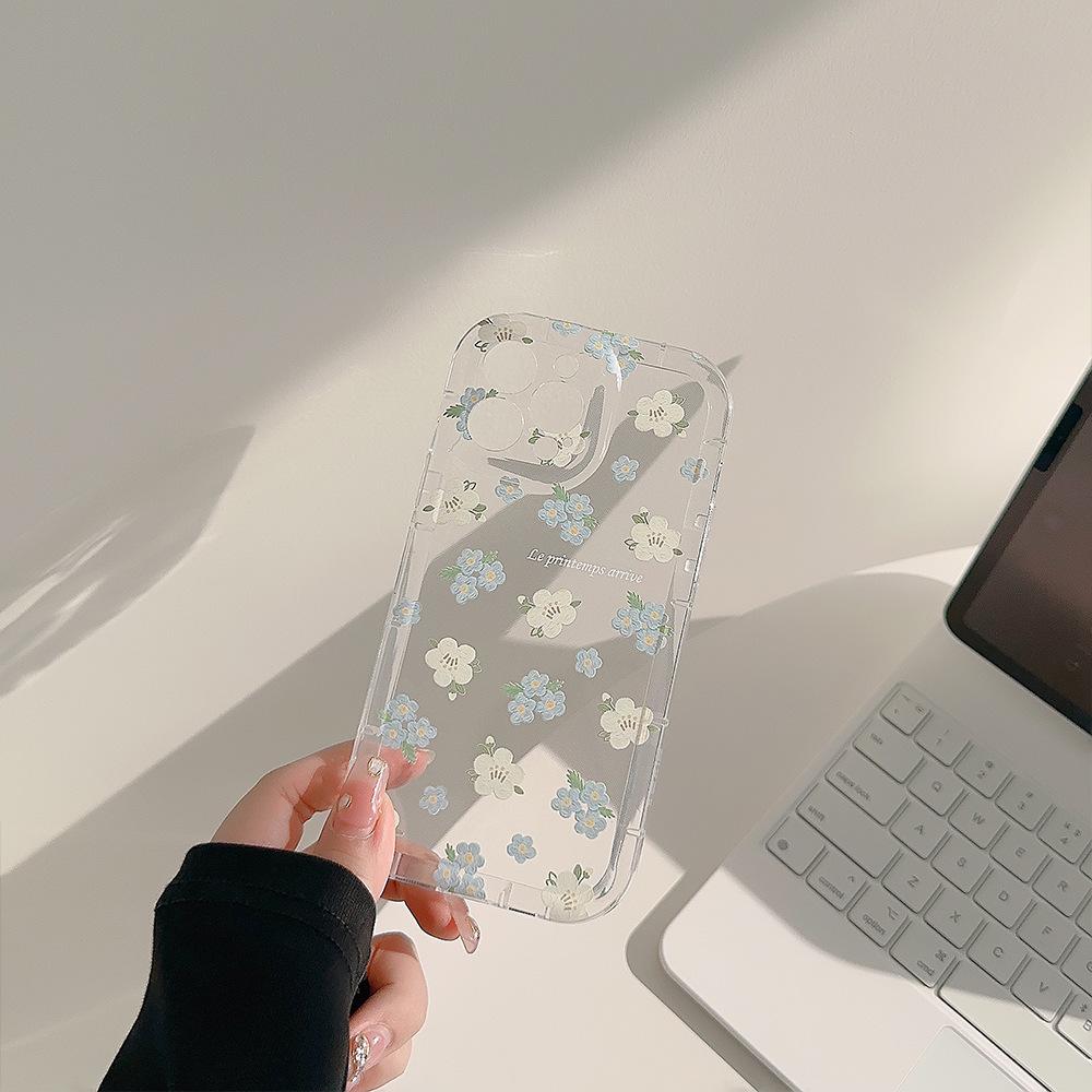 Flower Rabbit IPhone 16 Apple Phone Case 15promax Soft 14 Protective Case 12 Suitable for 16plus