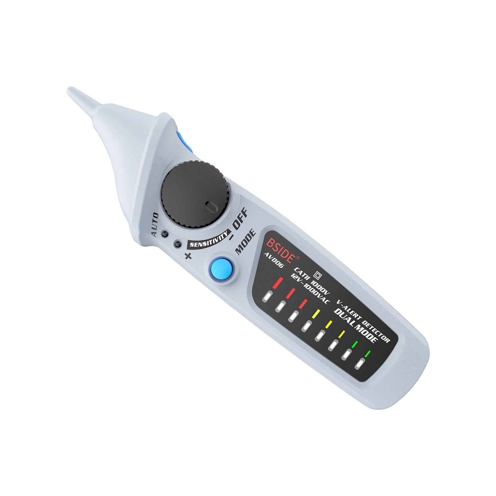 

Professional NonContact Circuit Tester Voltages Detectors Wide Voltages Ranges AC12V-1000V ABS Body For Electrical Testing