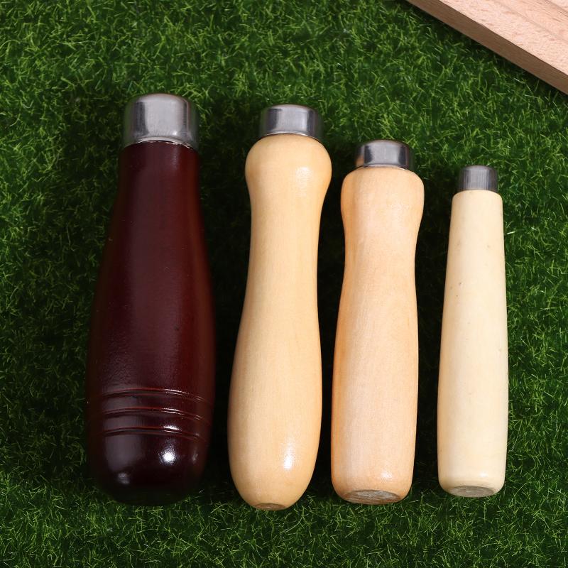 2Pcs/Lot Wooden File Handle Replacement For Woodworking File Craft Polishing Hand Tool Hardware File Handle