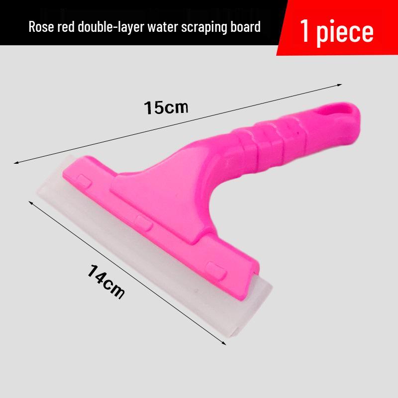 Portable Silicone Squeegee for Car, Glass, and Bathroom Cleaning