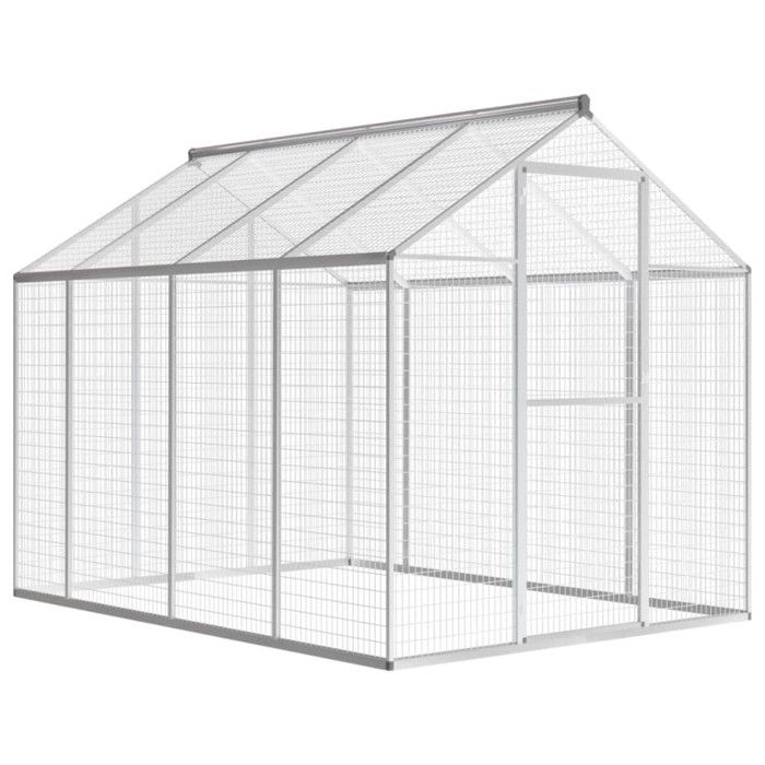 VidaXL Volière d'extérieur Aluminium 178 x 242 x 192 cm