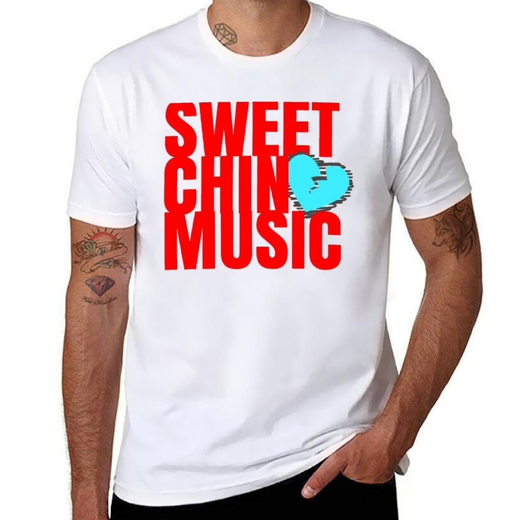 Sweet Chin Music Tshirt Plus Size Loose Fit Tshirt