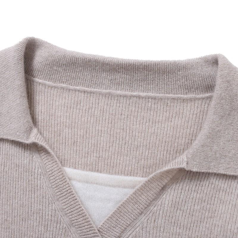Women's Cashmere Lapel Loose-Fit Knitwear - Autumn/Winter New Arrival