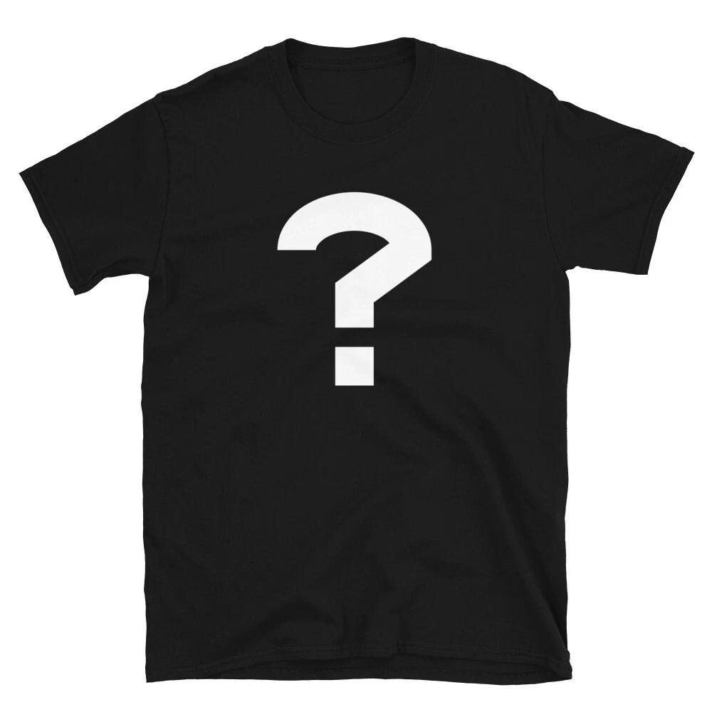 Question Mark Yellow Simple Classic T-Shirt 4XL