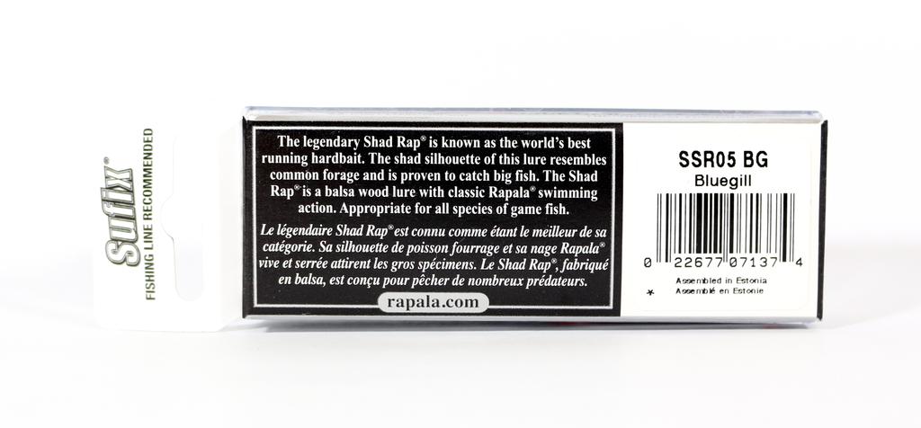 Rapala Shallow Shad Rap Schwimmender Köder SSR05/S (8660)