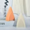 3D Triangular Candle Mold Epoxy Resin Casting Silicone Mold for Making Candle