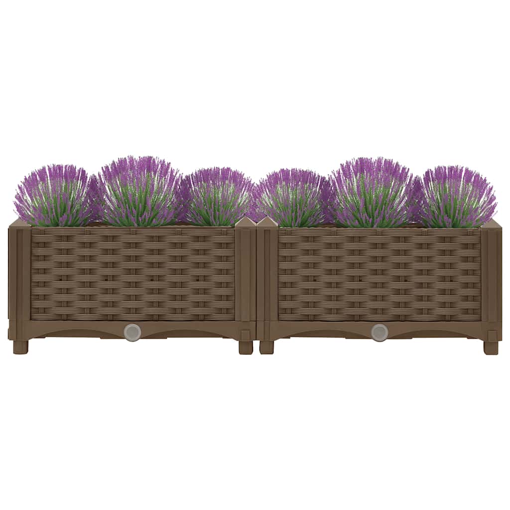 Vidaxl Donica Do Podniesionej Rabaty, 80X40X23 Cm, Polipropylen