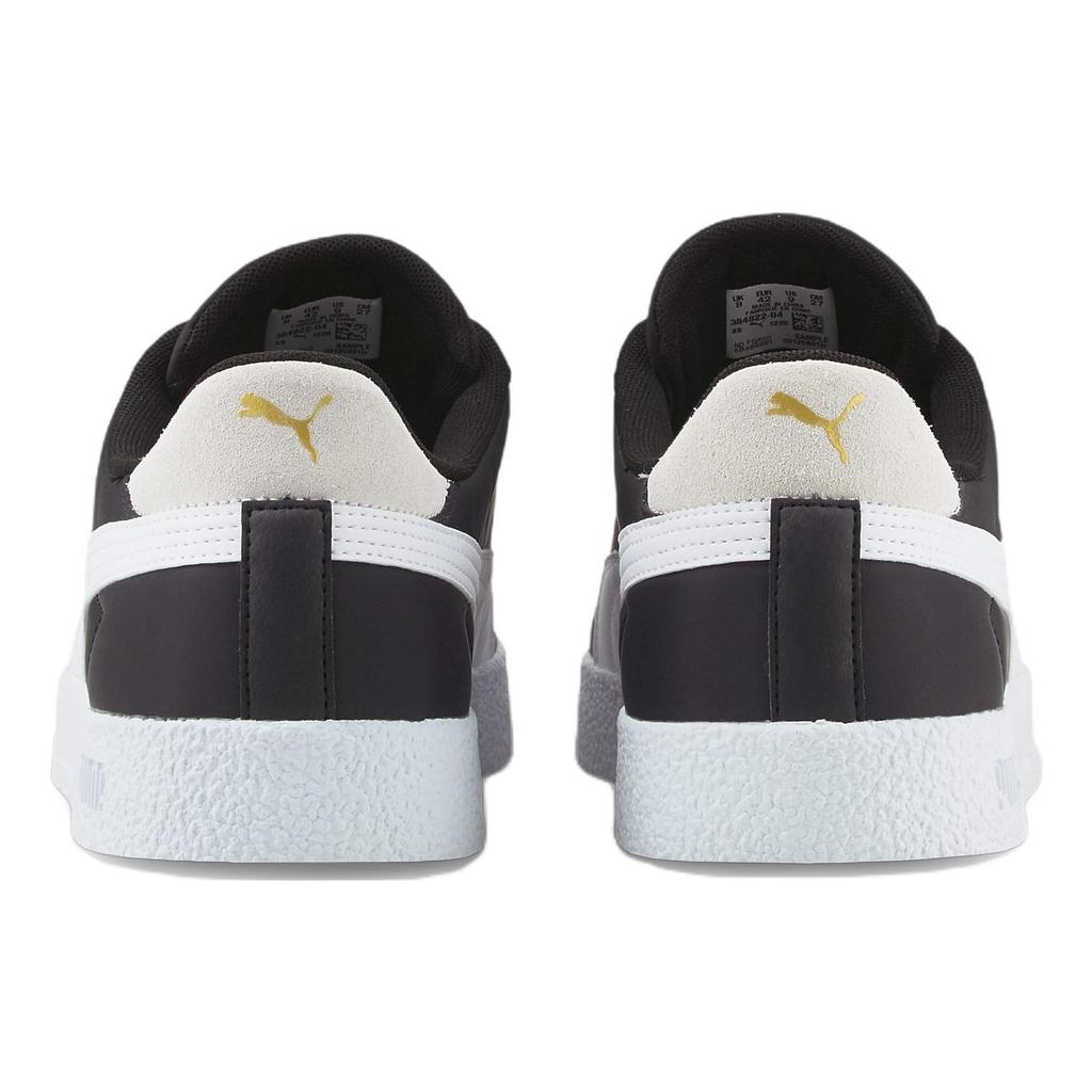 Puma Club Nylon Comfortable Versatile Low-Top Sneakers Unisex Sneakers Black White 384822-04