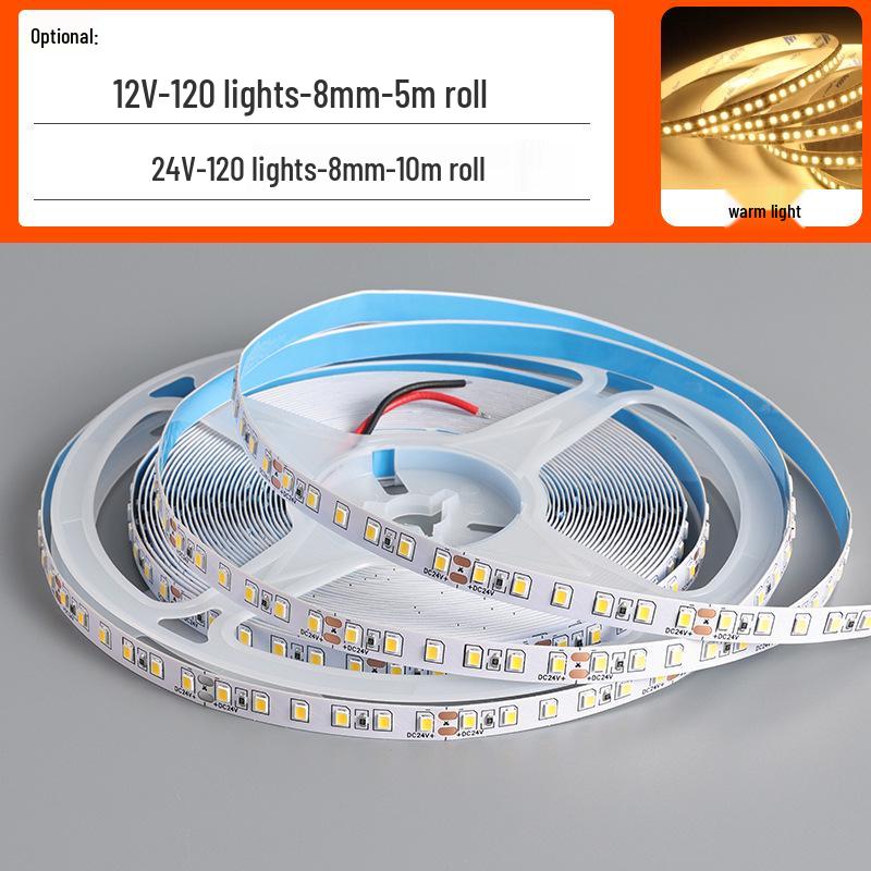 Self-Adhesive 24V SMD LED Strip Lights – Super Bright Linear Light for Exhibitions, Furniture, and Households