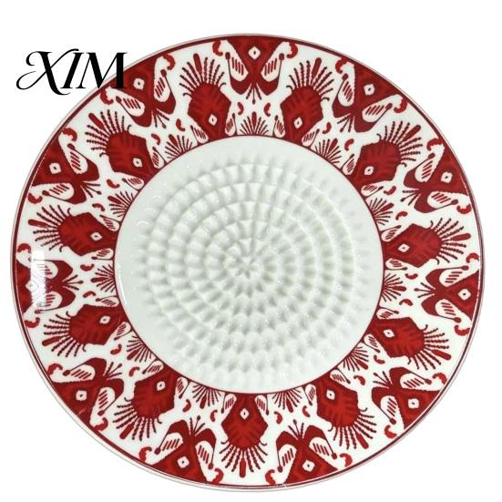 Wielofunkcyjna tarka do przecierów owocowych Ceramiczna tarcza do mielenia imbiru i czosnku, Tarka z ostrymi ząbkami, Łatwa do czyszczenia ręczna maszynka do mielenia dodatków żywnościowych