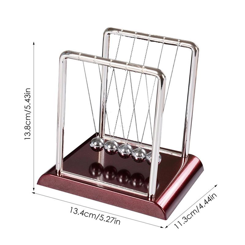 Dekoracja stołu z kołyską Newtona Metalowa kula wahadłowa Stalowa kula równoważna Newton Ball Fizyka naukowa Wahadło