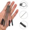 Carburateur Reinigingsset RVS & Nylon Borstels voor Motorfiets Lasbrander ATV Meerdere Maten Naalden (0.4-7mm) met Aluminium Behuizing Roestvrij
