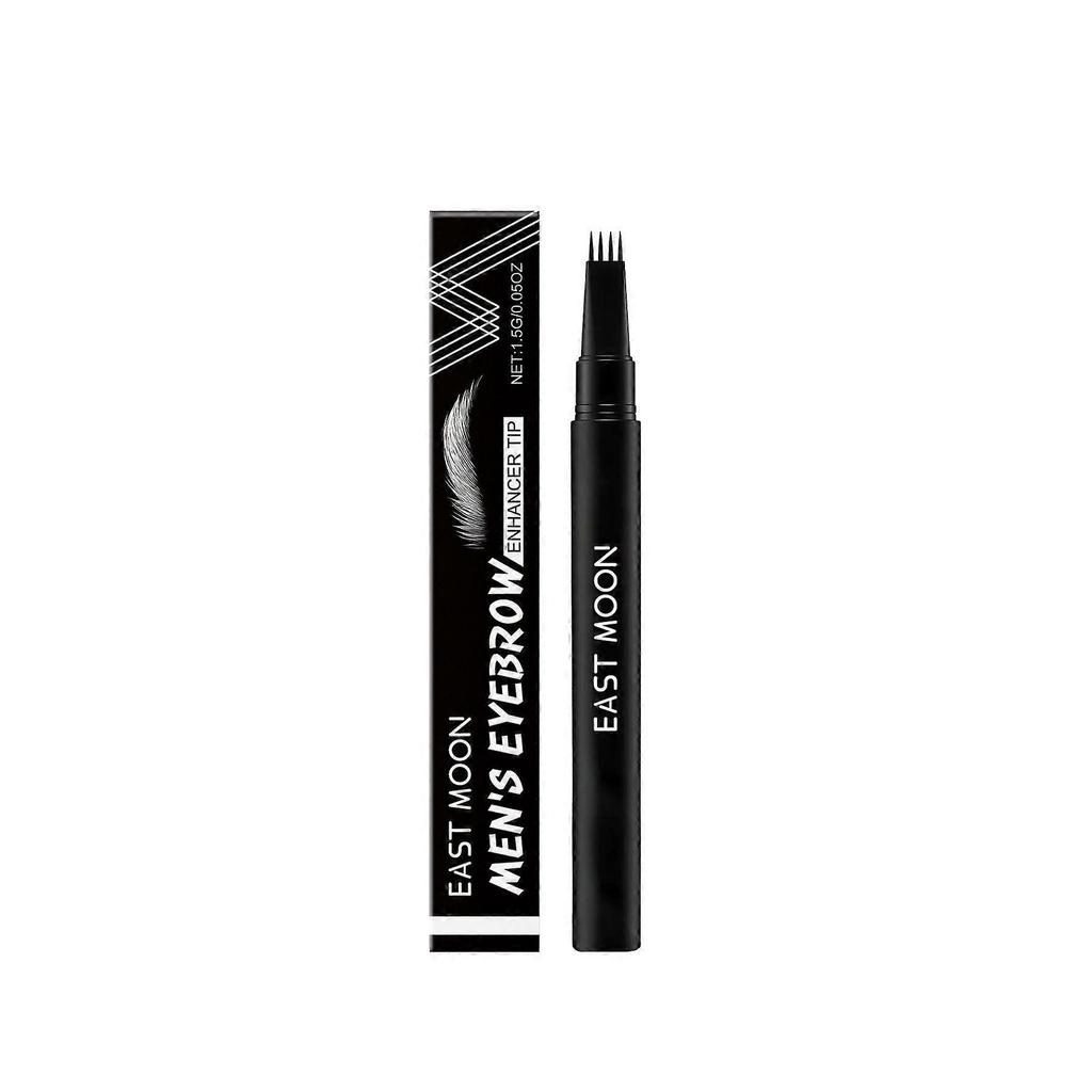 East Moon Men's Four-Branch Eyebrow Pencil - Three-Dimensional, Natural, Smooth, Color-Rich, Everyday Eyebrow Styling