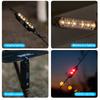 D5 Outdoor Portable Camping Light 7 Illuminated Tactical Wind Rope Lights Magnetic Backpacking Tent Light Hiking Camping Warning
